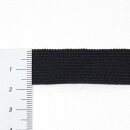 Bio Einziehgummiband - 18 mm - schwarz - leicht