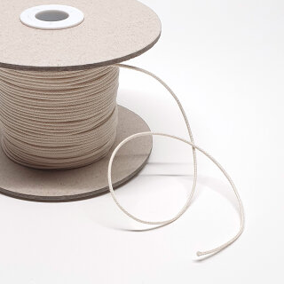Organic cord (piping) - 1.5 mm - unelastic - ecru