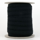 Organic double fleece elastics - 20 mm - black