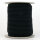 Organic double fleece elastics - 20 mm - black