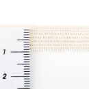 Bio Einziehgummiband - 9,5 mm - ecru - leicht