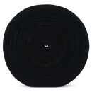 Organic elastics - 40 mm - black - light - with identification thread