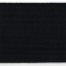 Bio Einziehgummiband - 65 mm - schwarz