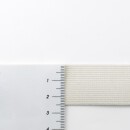 Bio Einziehgummiband - 25 mm - ecru - stark