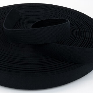 Organic elastics - 25 mm - black - strong