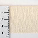 Organic twill tape - 40 mm - inelastic - ecru - SZSZ