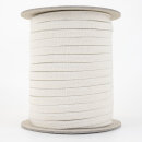 Organic double fleece elastics - 11 mm - ecru - 80