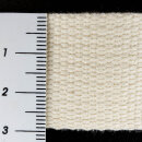 Organic cotton strap - 30 mm - inelastic - ecru