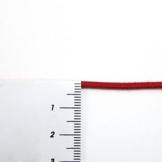 Bio Gummischnur - 2,2 mm - rot