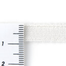 Tencel™Lyocell Einziehgummiband - 9 mm - weiss/umsponnener Naturkautschukfaden