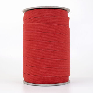 Bio Einziehgummiband - 18 mm - rot - stark