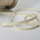 Organic ribbon - 6 mm - inelastic - ecru