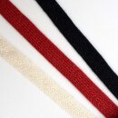 Organic ribbon - 6 mm - inelastic - ecru