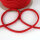 Organic cord - 7 mm - inelastic - red