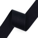 Organic cotton strap - 45 mm - inelastic - black