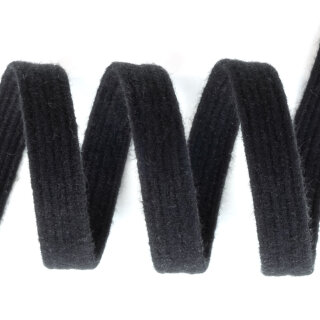 Organic elastic - 7 mm - black