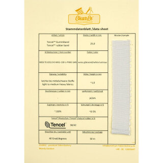 data sheet Tencel™ elastic - 25 mm - white lustrous - picot wave - sanforised