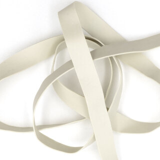 Naturkautschuk-Gummiband - 8 mm - weiß