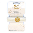 2 m Organic elastic - 25 mm - ecru - with identification...