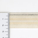 2 m Organic elastic - 25 mm - ecru - with identification...